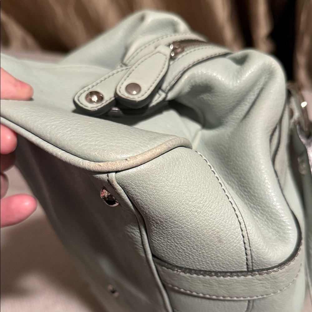 MCM Mint Green Satchel Bag - Picture 5 of 16